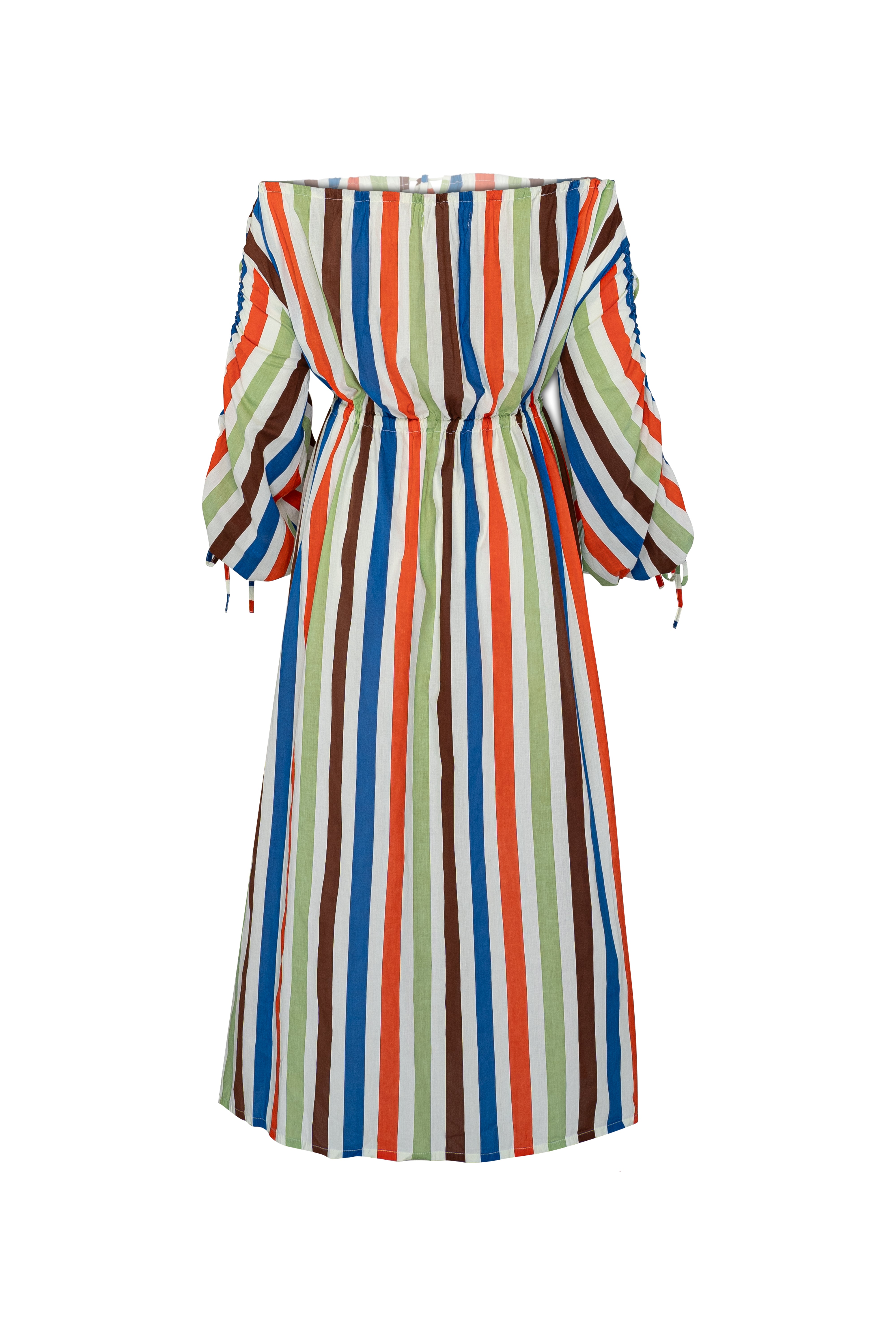 SALT AND SEA MAXI BEACH DRESS - COOLIO STRIPES