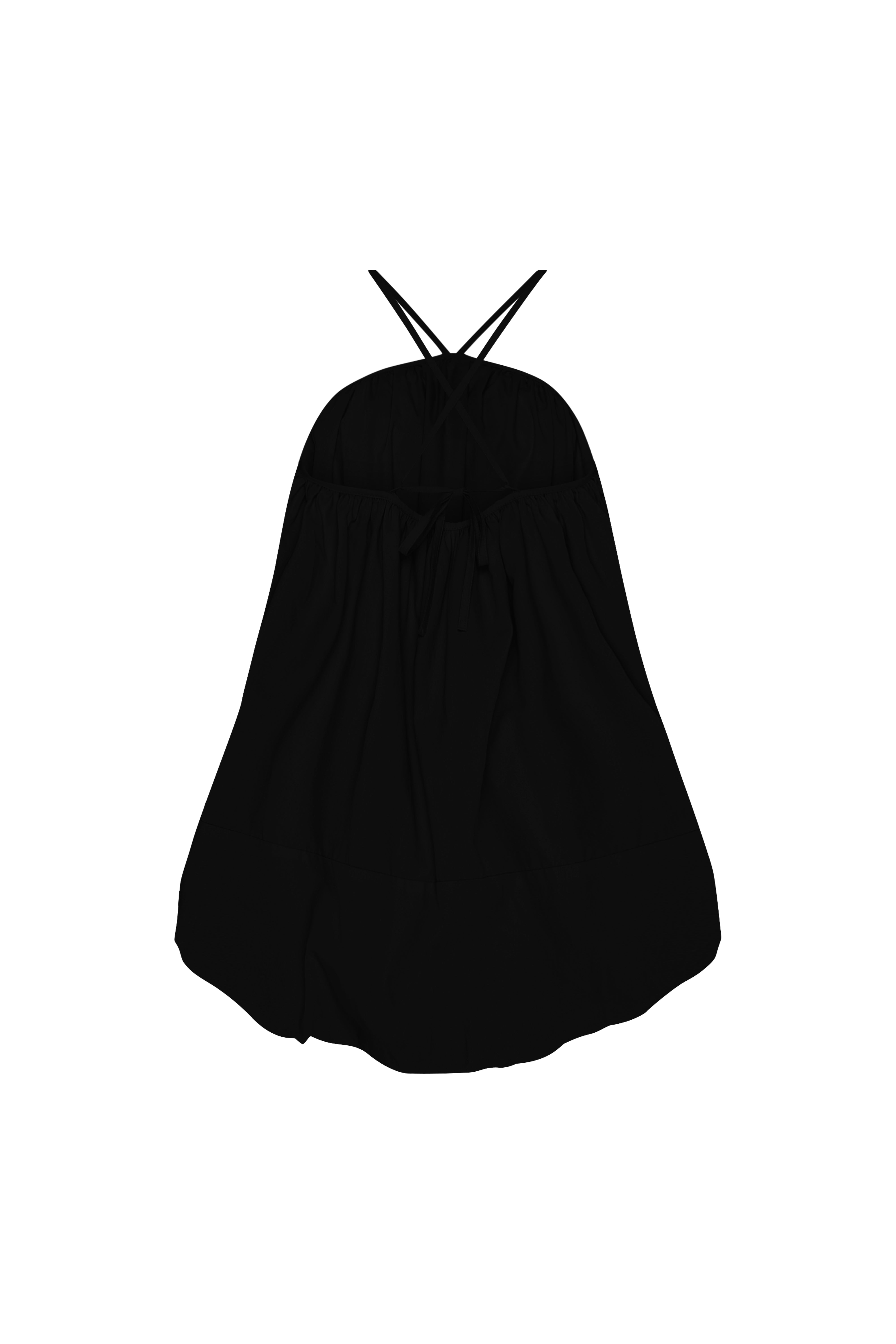 FLOATE BALLOON DRESS - NOIR