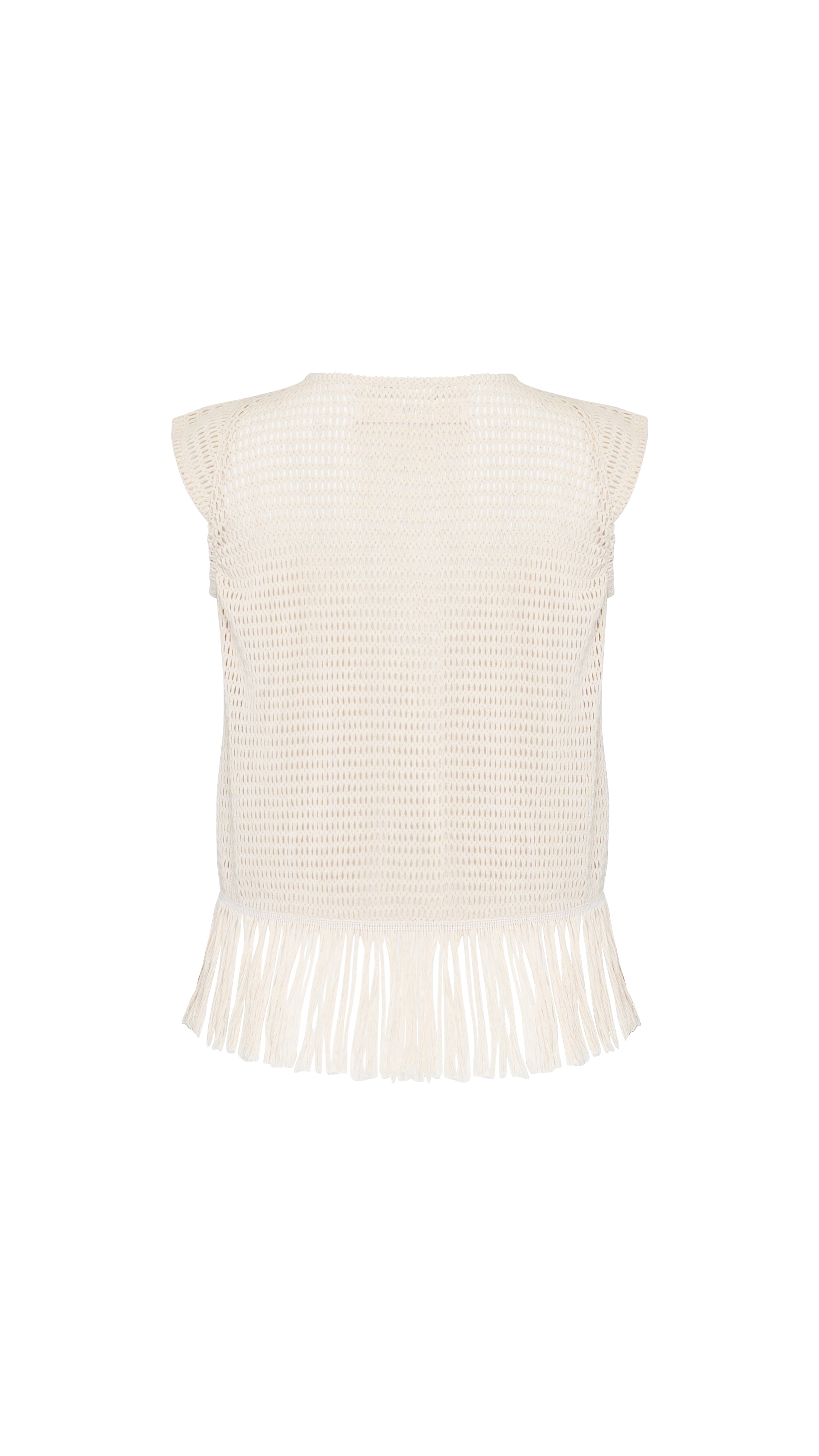 THE ERIKA KNITTED TOP - SOFT LATTE CREAM