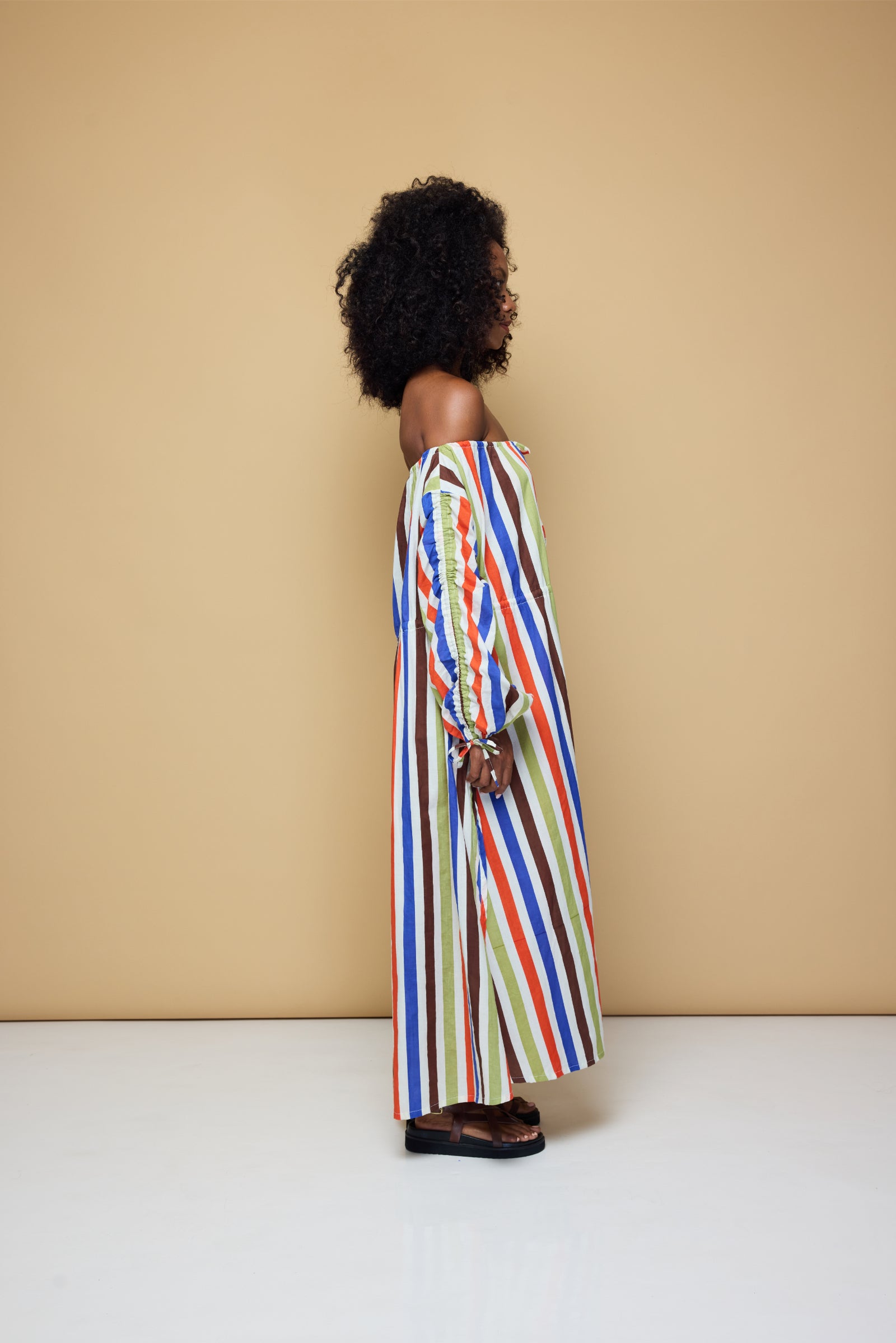 SALT AND SEA MAXI BEACH DRESS - COOLIO STRIPES