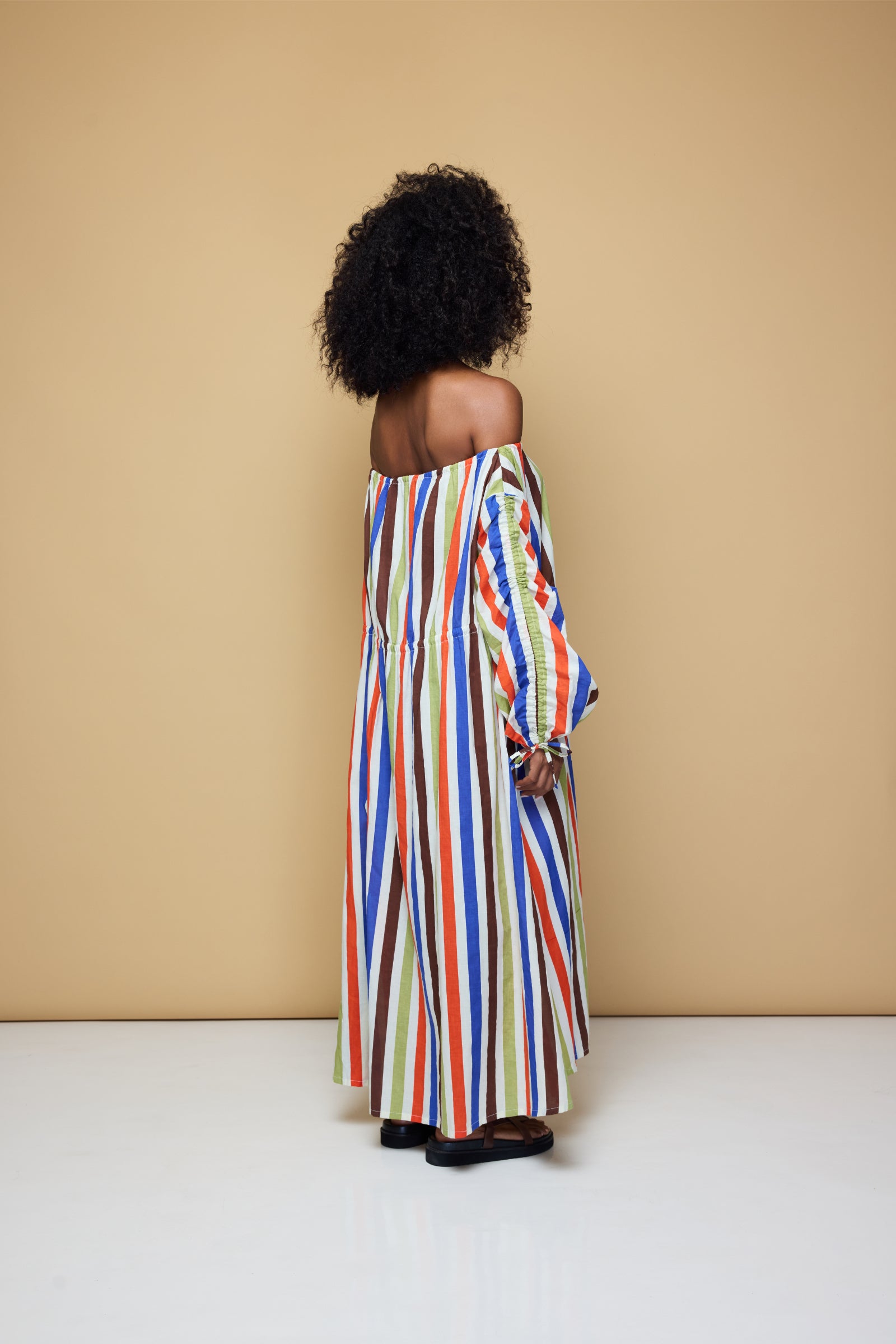 SALT AND SEA MAXI BEACH DRESS - COOLIO STRIPES