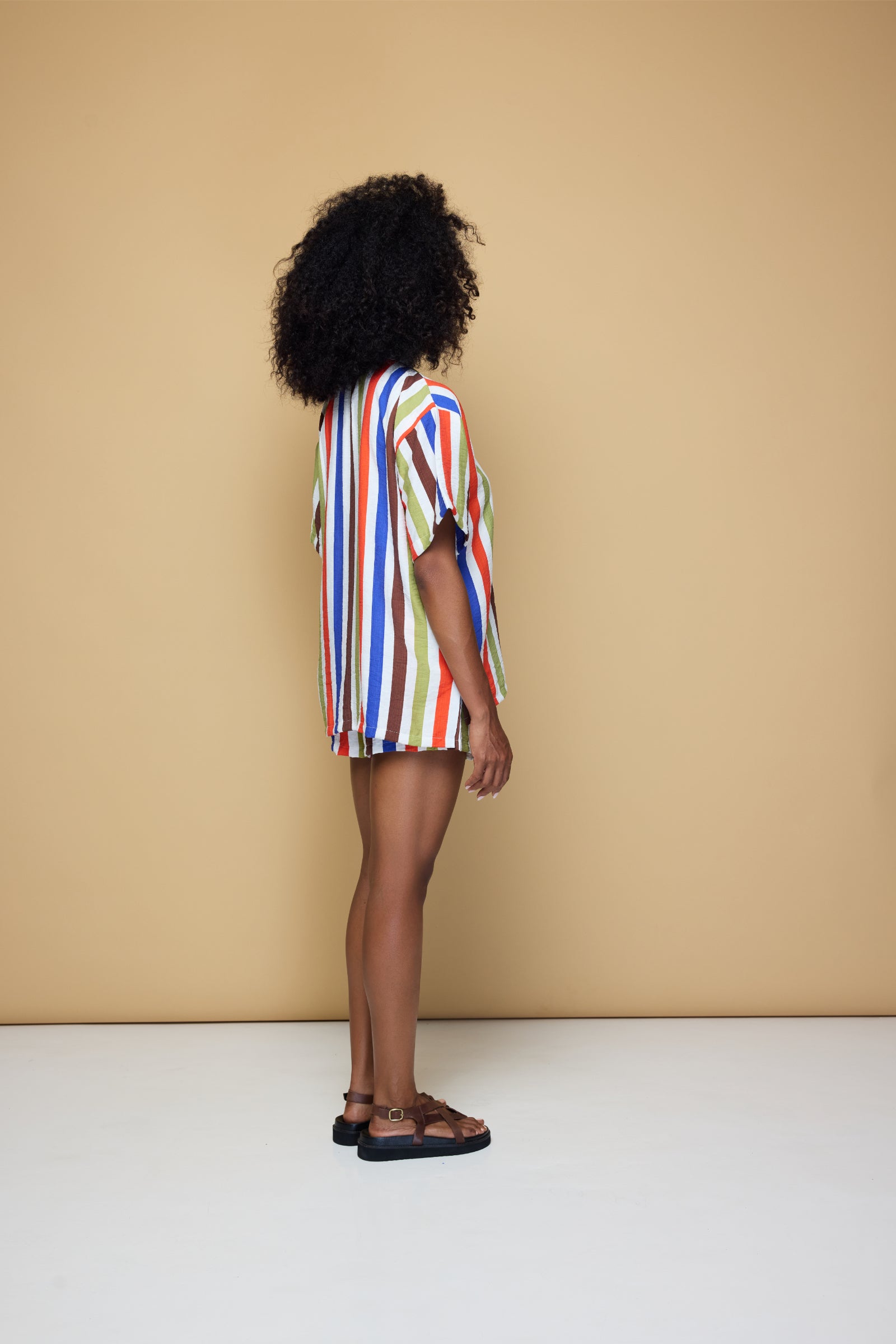 COOLIO DRAWSTRING SHORT - COOLIO STRIPE