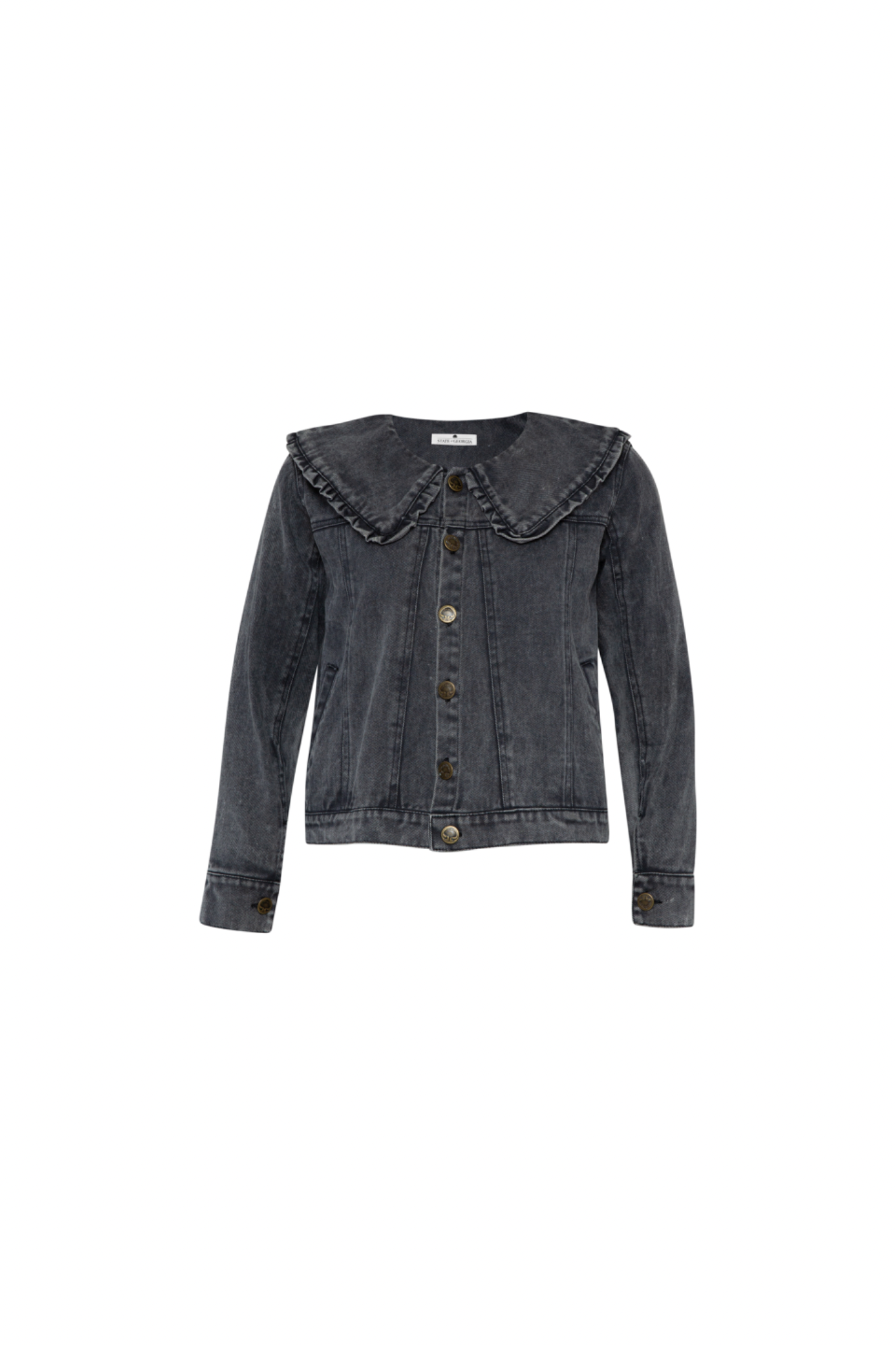 THE ELLIS DENIM JACKET - STONE WASHED BLACK
